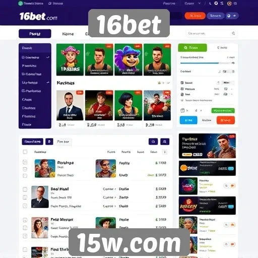 Interface do usuário do 16bet é intuitiva e acessível